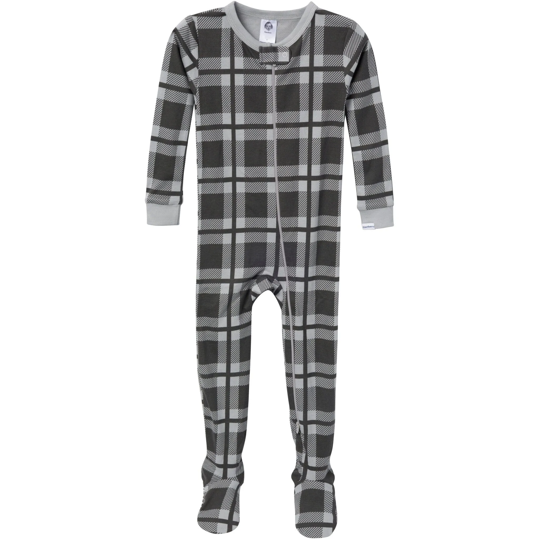 2-Pack Baby & Toddler Boys Moose Snug Fit Footed Pajamas