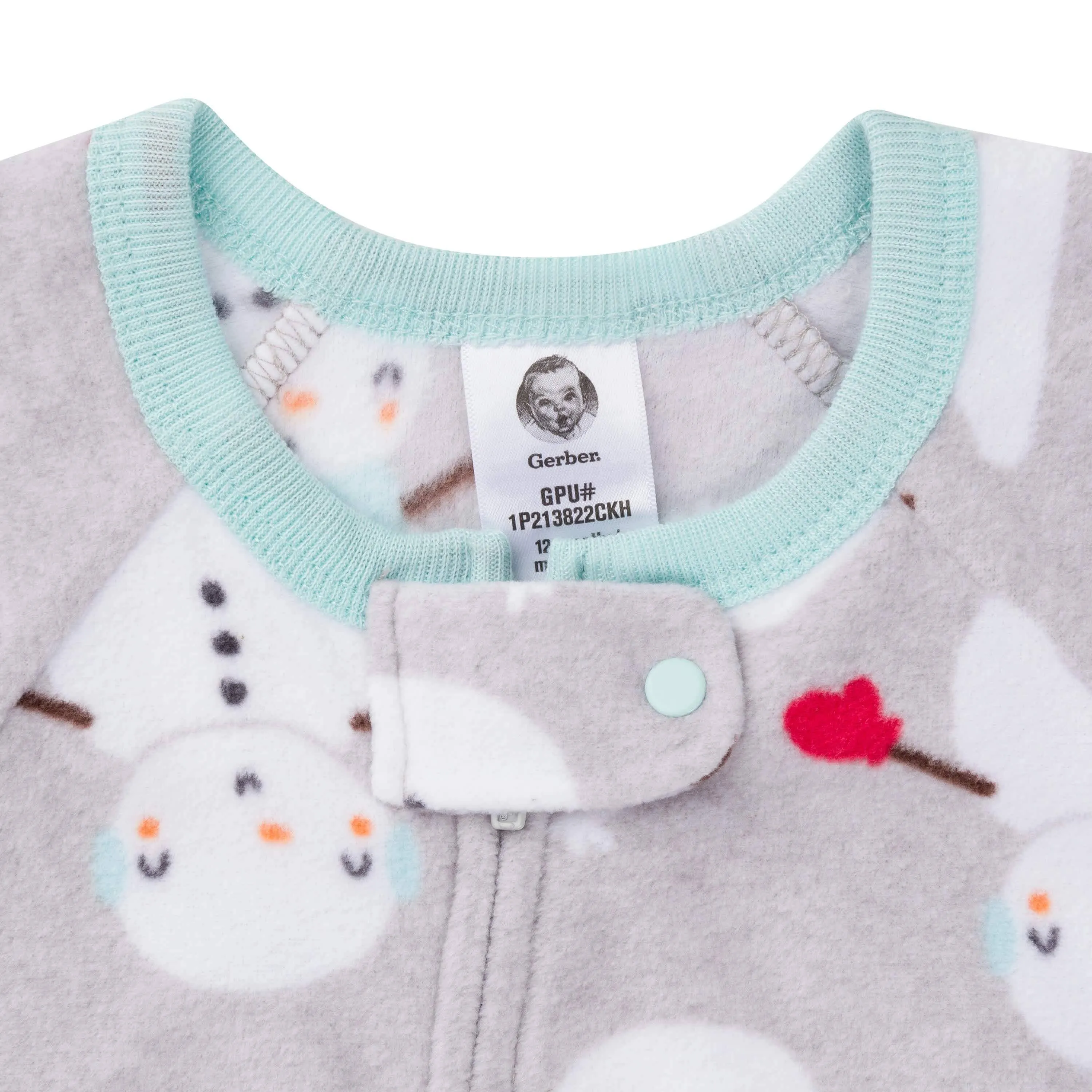 2-Pack Baby & Toddler Neutral Frosty Fleece Pajamas