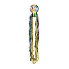 33" Mardi Gras Bead Necklaces (12 pack)