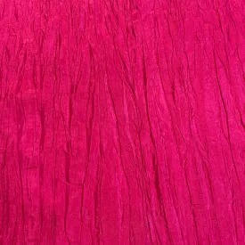 Accordion Taffeta Wholesale Fabric in Fuchsia