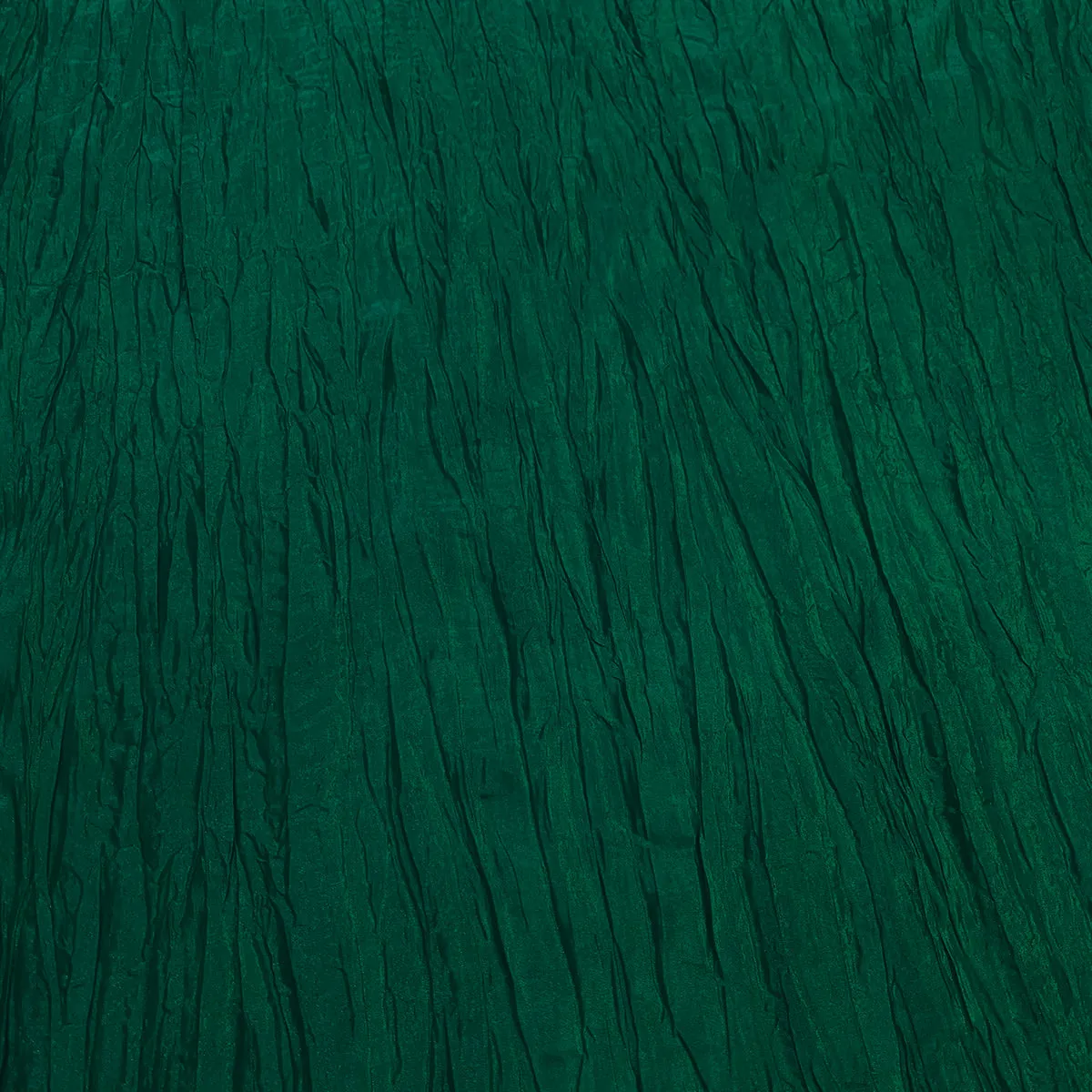 Accordion Taffeta Wholesale Fabric in Hunter Green