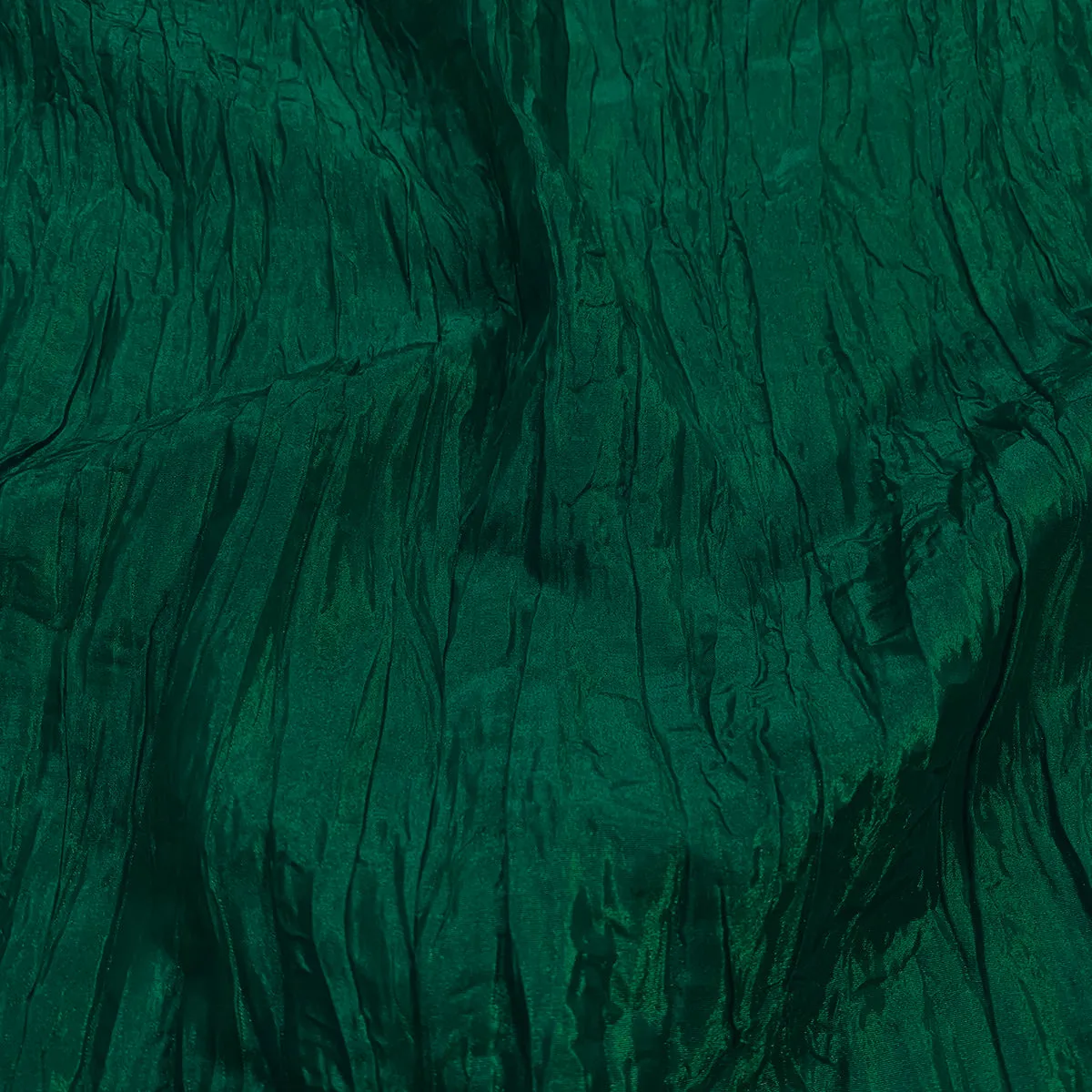 Accordion Taffeta Wholesale Fabric in Hunter Green