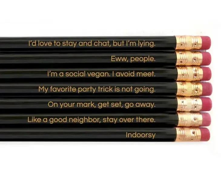 Antisocial Butterfly Pencil Set