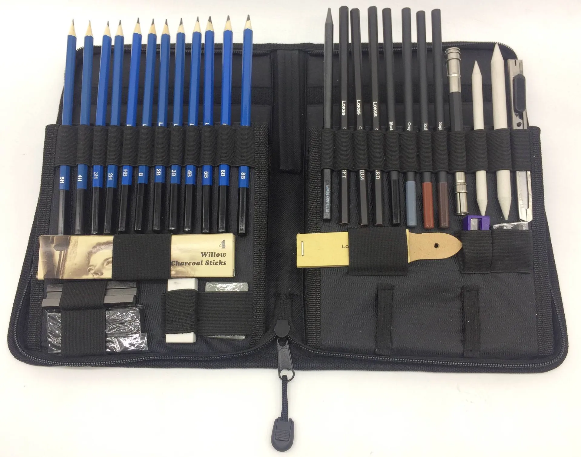 Art Tools Sketch Pencil Drawing Set 40 Piece Set