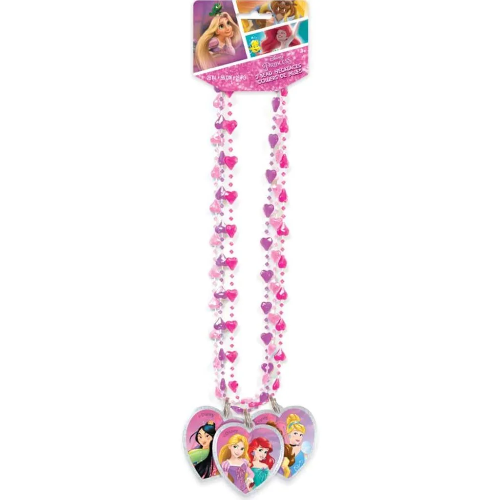 Bead Necklaces 3ct, Princess Dream Big