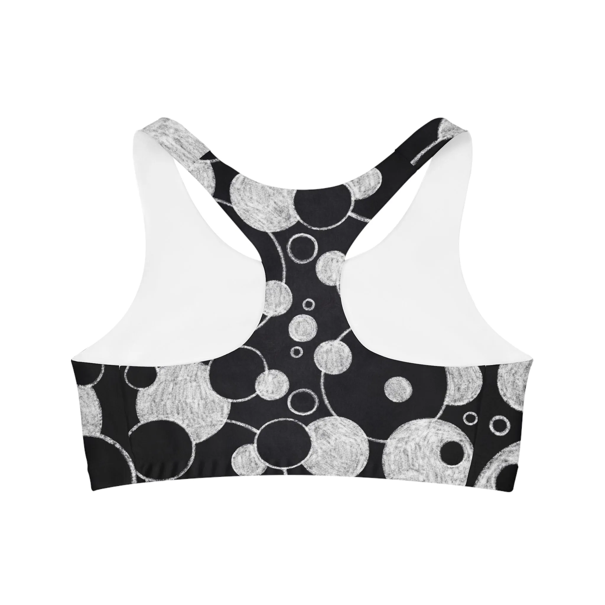 Black Dots - Inovax Seamless Sports Bra