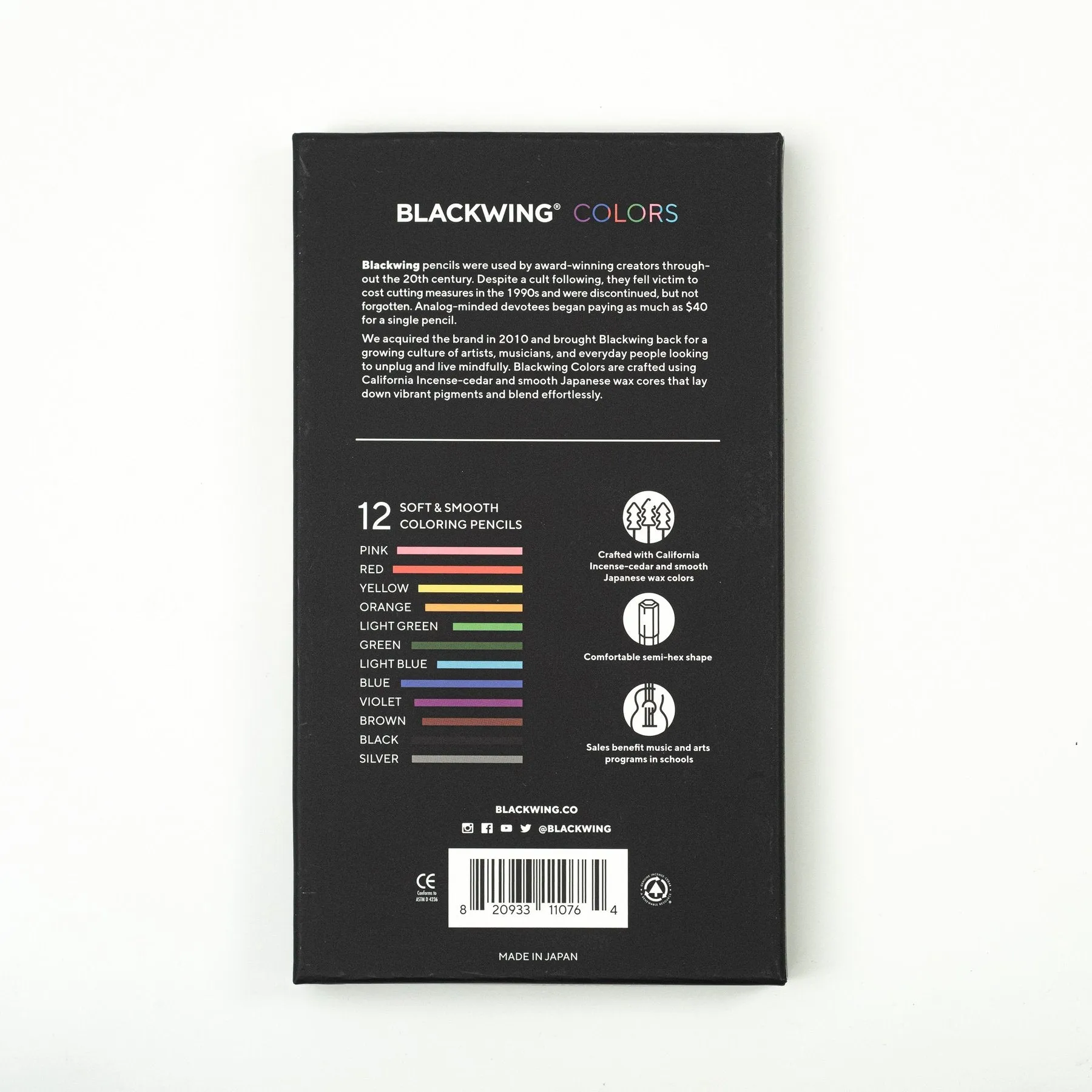 Blackwing: Colored Pencils (Set of 12)