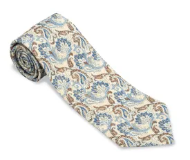 Blue Chester Paisley Necktie - F5601