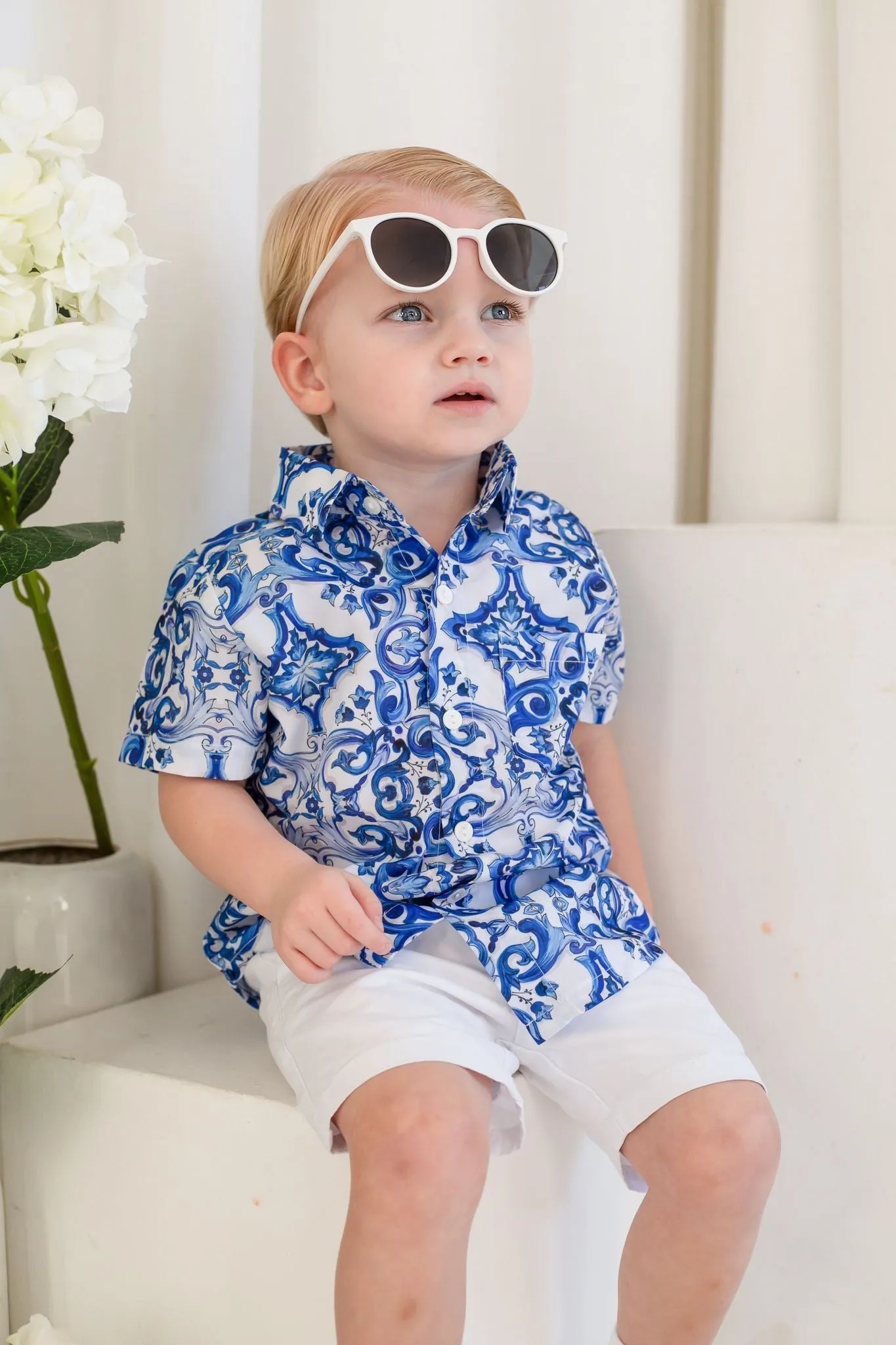 Boys Capri Print Overshirt