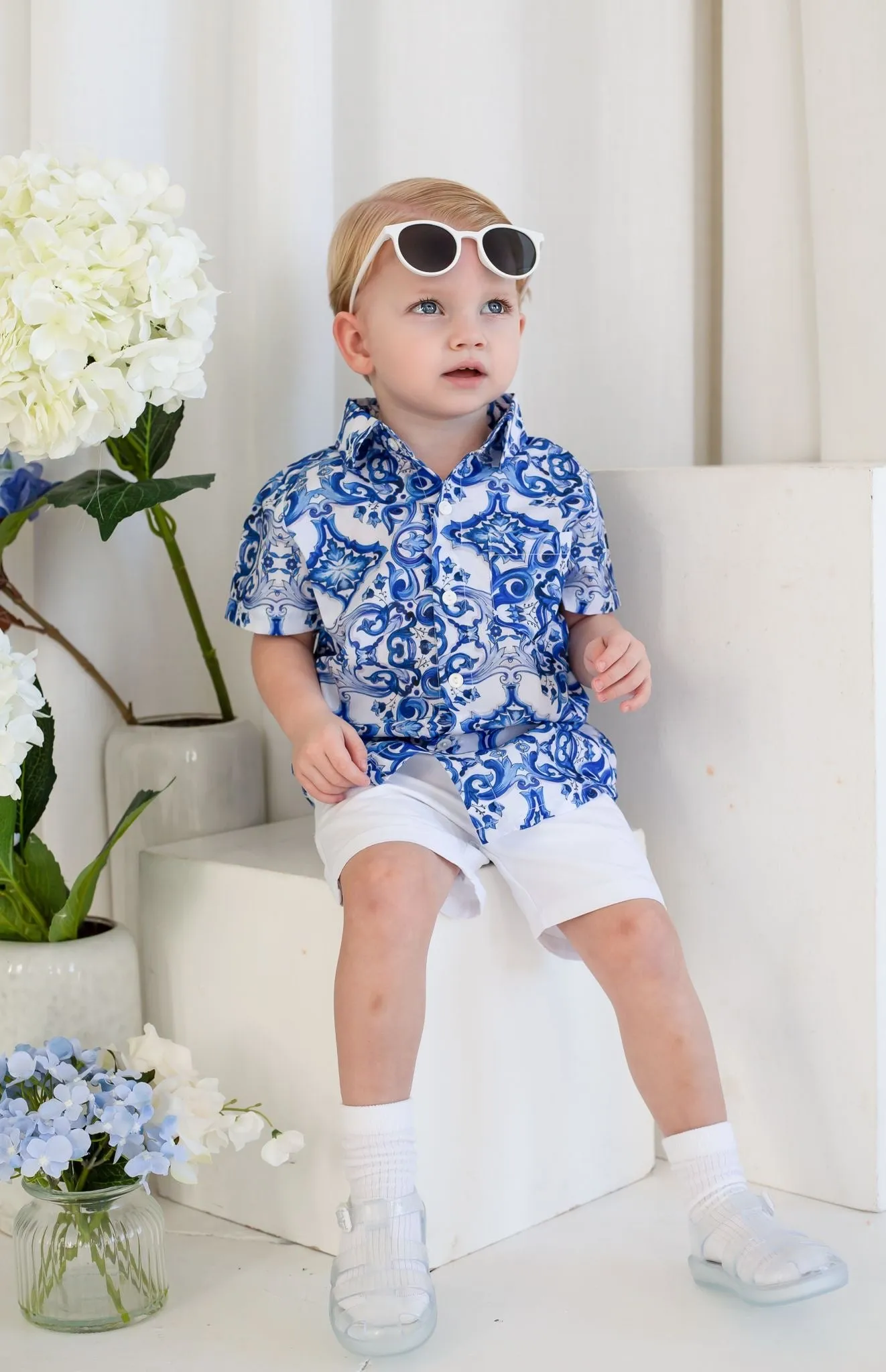 Boys Capri Print Overshirt