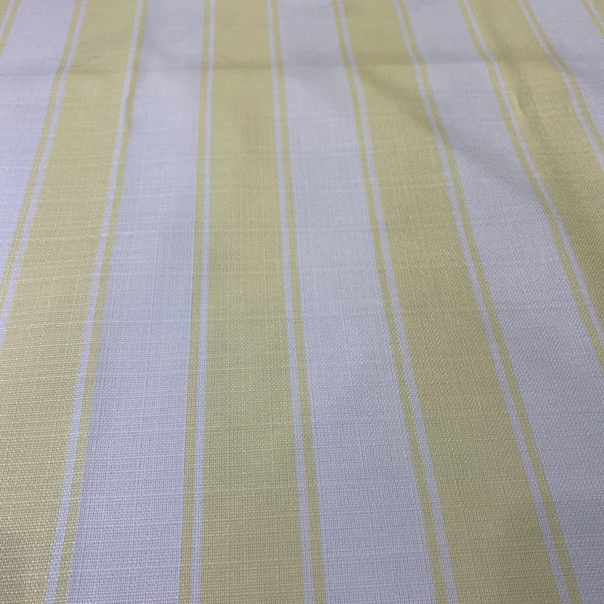 Cabana Stripe Wholesale Fabric in Yellow / White