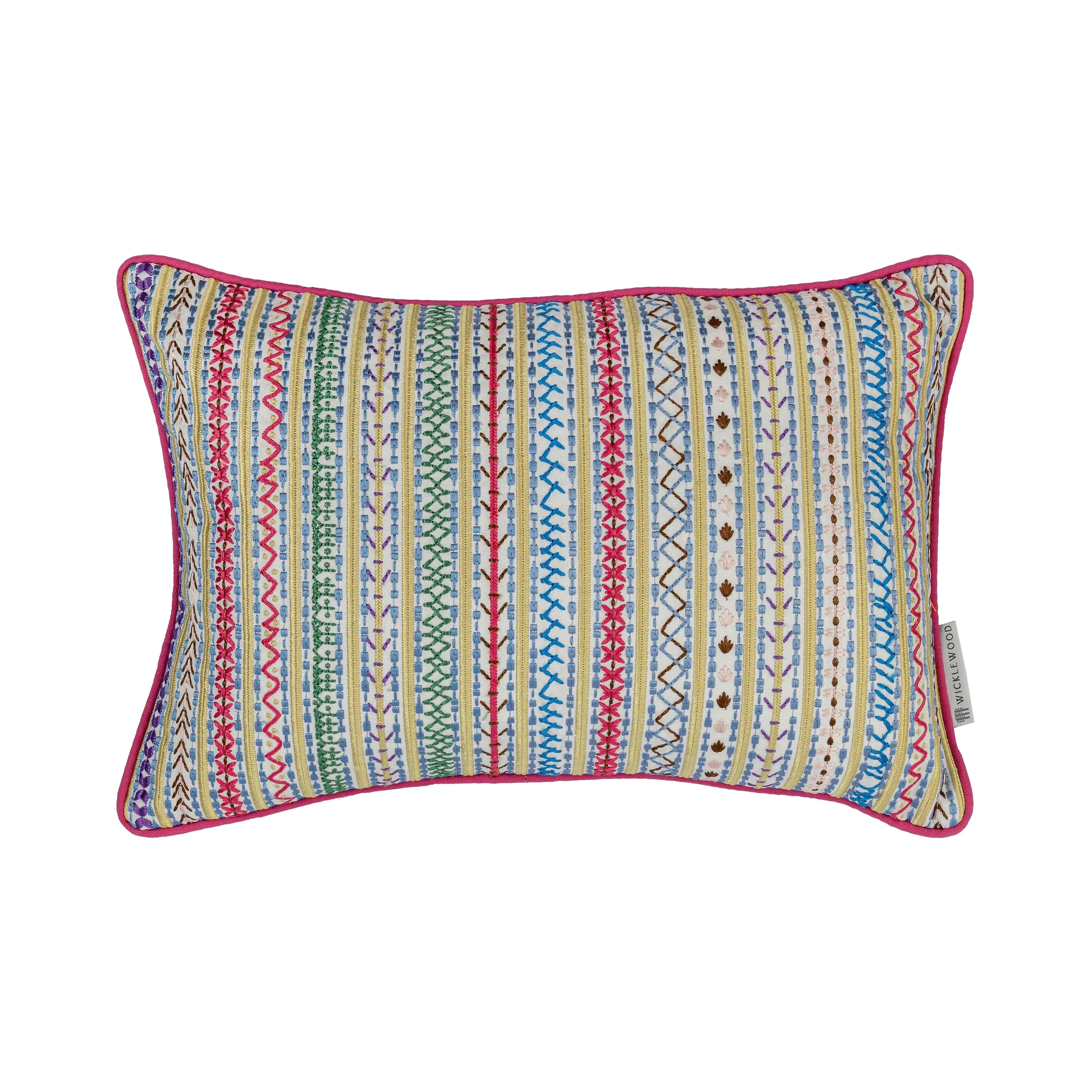 Capri Yellow Oblong Cushion