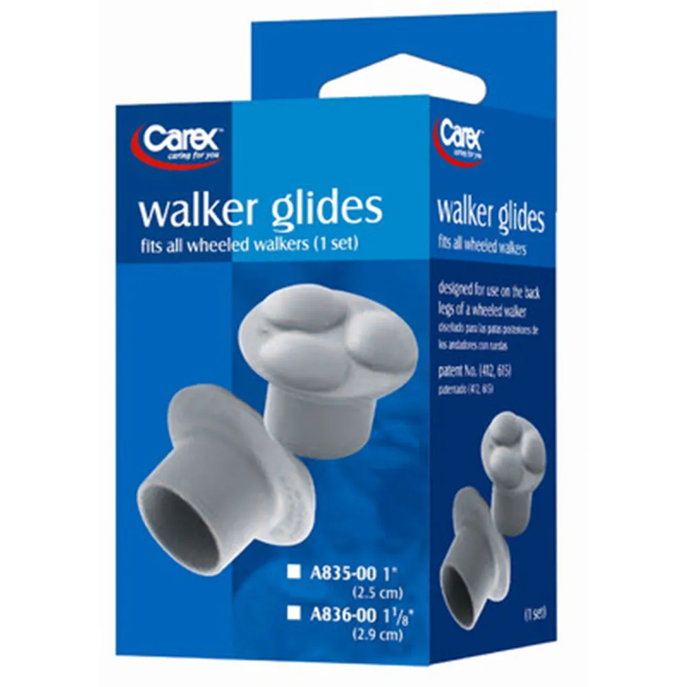 Carex A836 Health Brands Walker Glides 1 Each