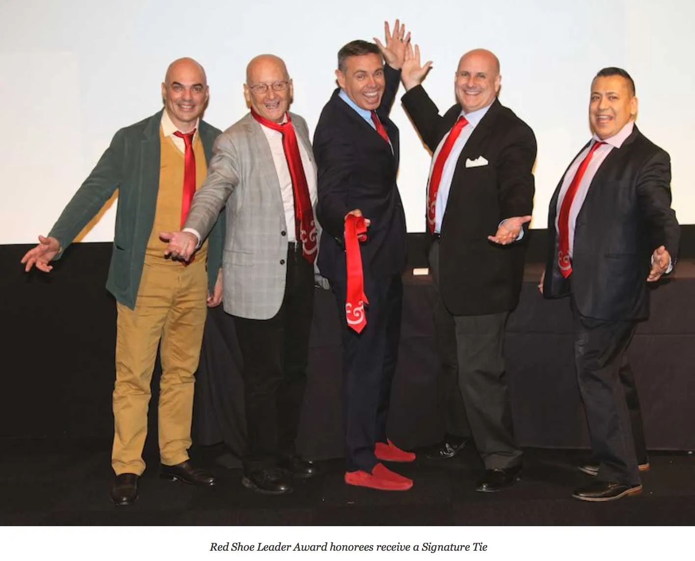 Caslon Ampersand Neckties, Red Tie Tuesday