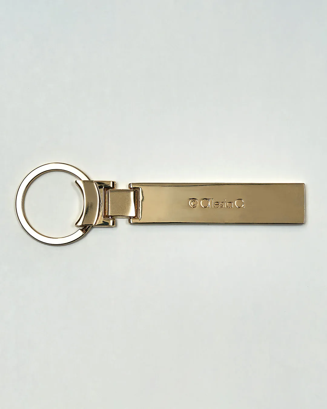 CHICAGO Skyline Pencil Art Metal Key Chain Ring