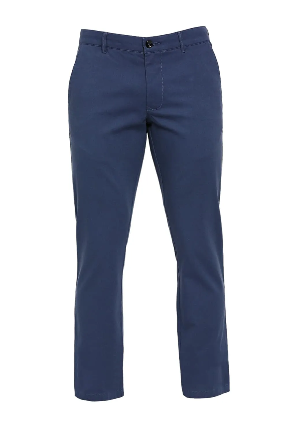 Comfort Fit Cotton Stretch Dobby Trousers