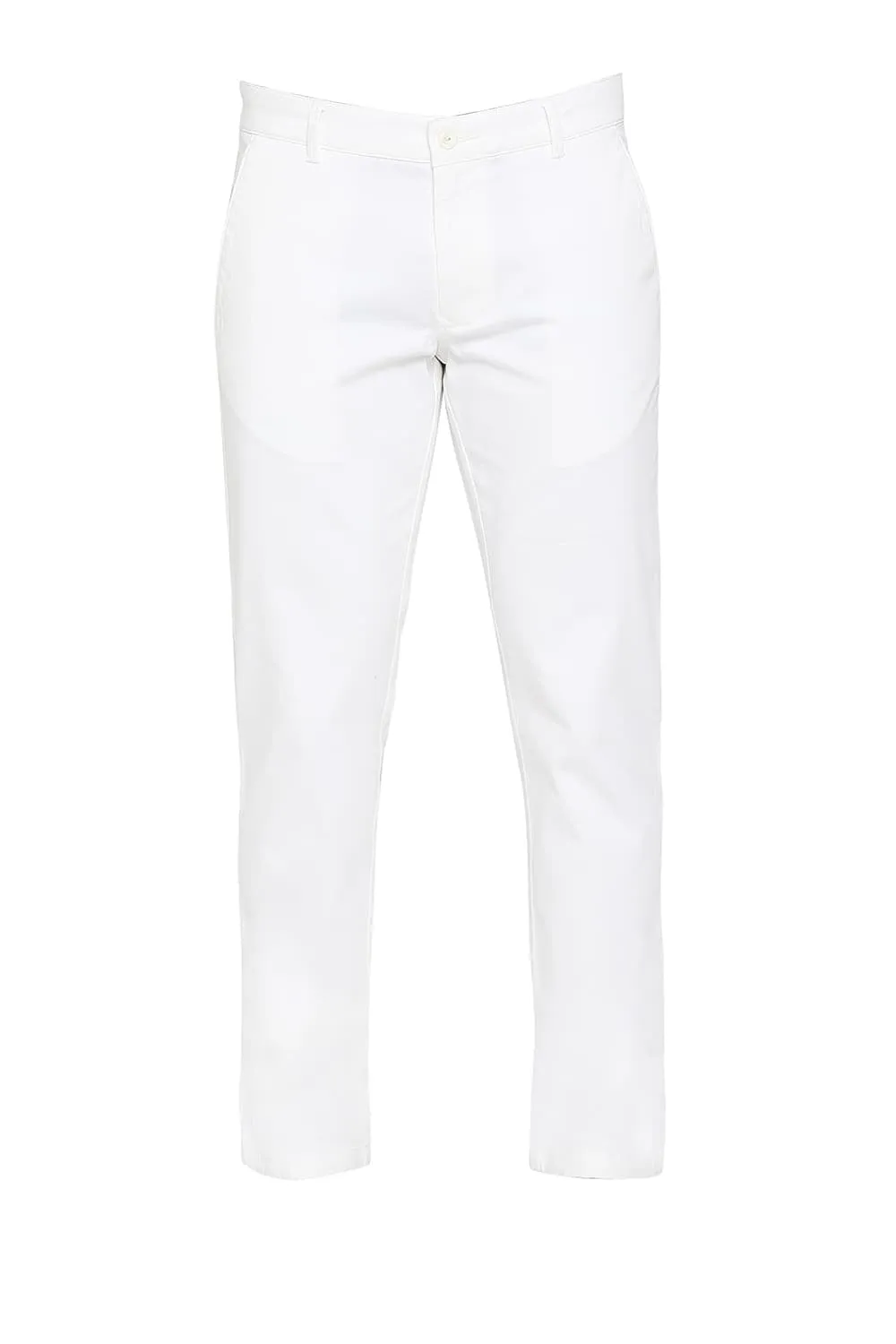 Comfort Fit Cotton Stretch Dobby Trousers