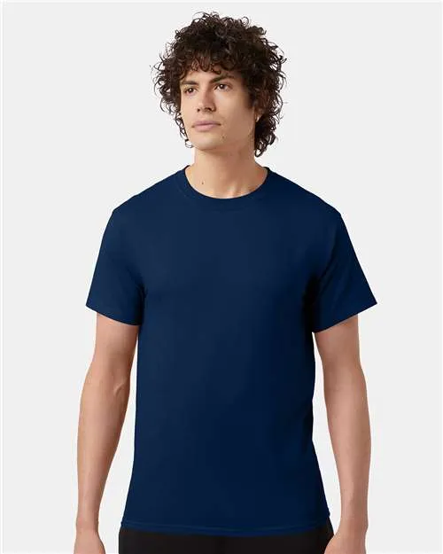 Custom Embroidered - Champion - Short Sleeve T-Shirt - Late Night Blue - T425