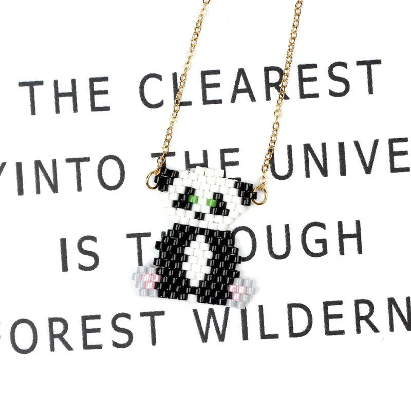 Cute Panda Necklace Gift