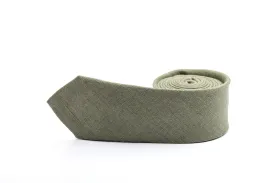 Dark Sage Green Neck Ties for Men - Perfect Wedding Gift for Groomsmen