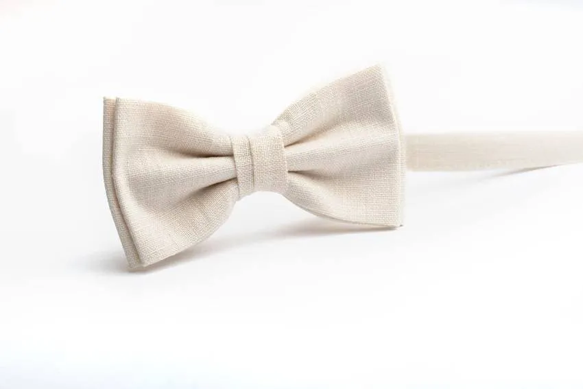 Elevate Your Wedding Look with Champagne Ties - Stylish Bowties, Neckties, and More!