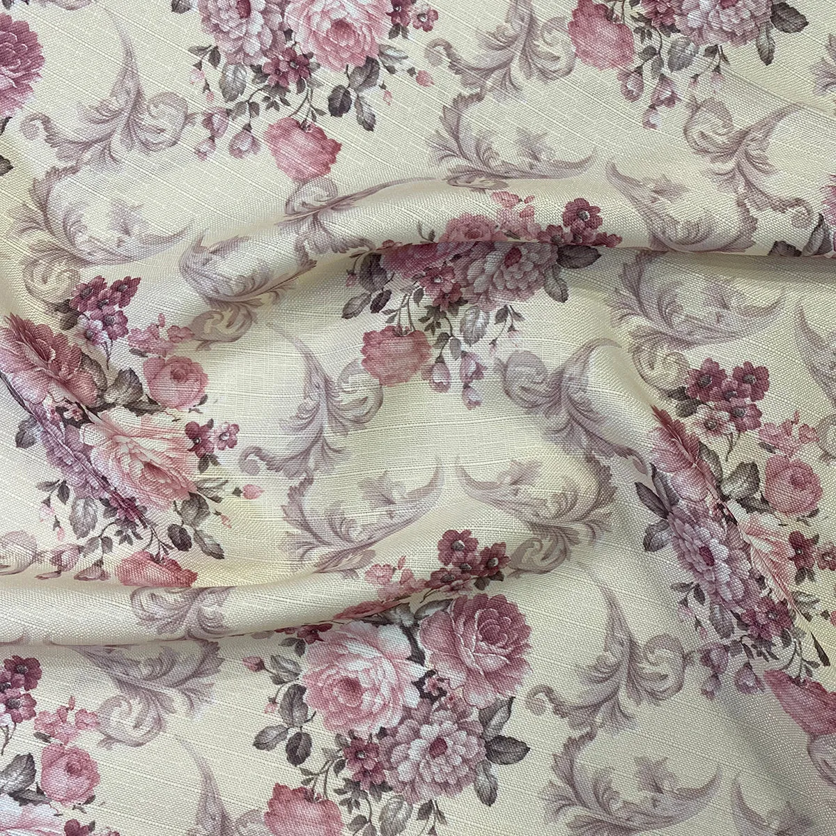 French Floral Wholesale Fabric in Blush