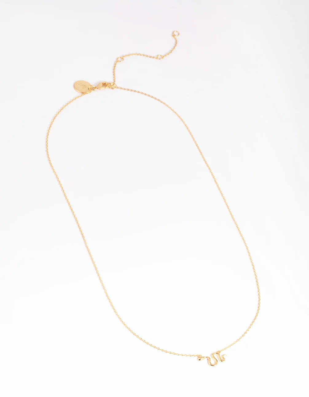 Gold Plated Snake Necklace