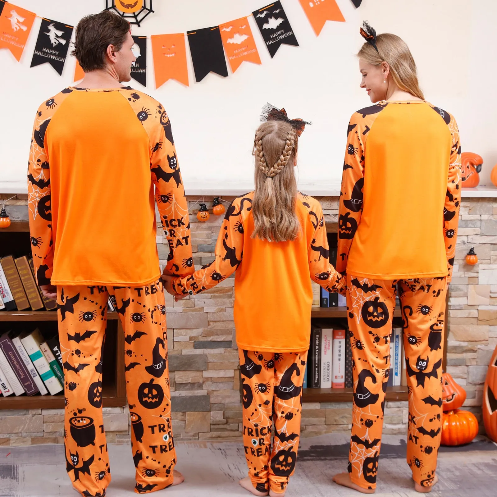 Halloween Family Long Sleeve Pajamas Set