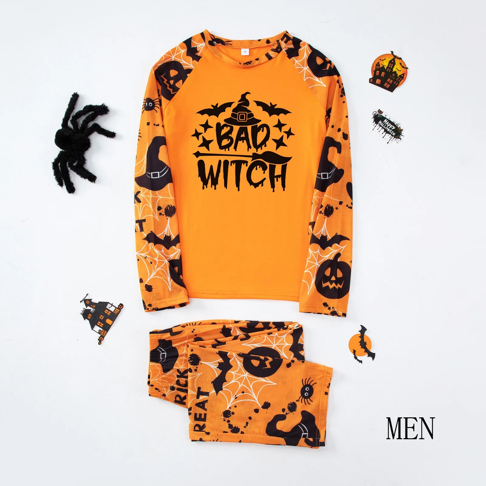 Halloween Family Long Sleeve Pajamas Set