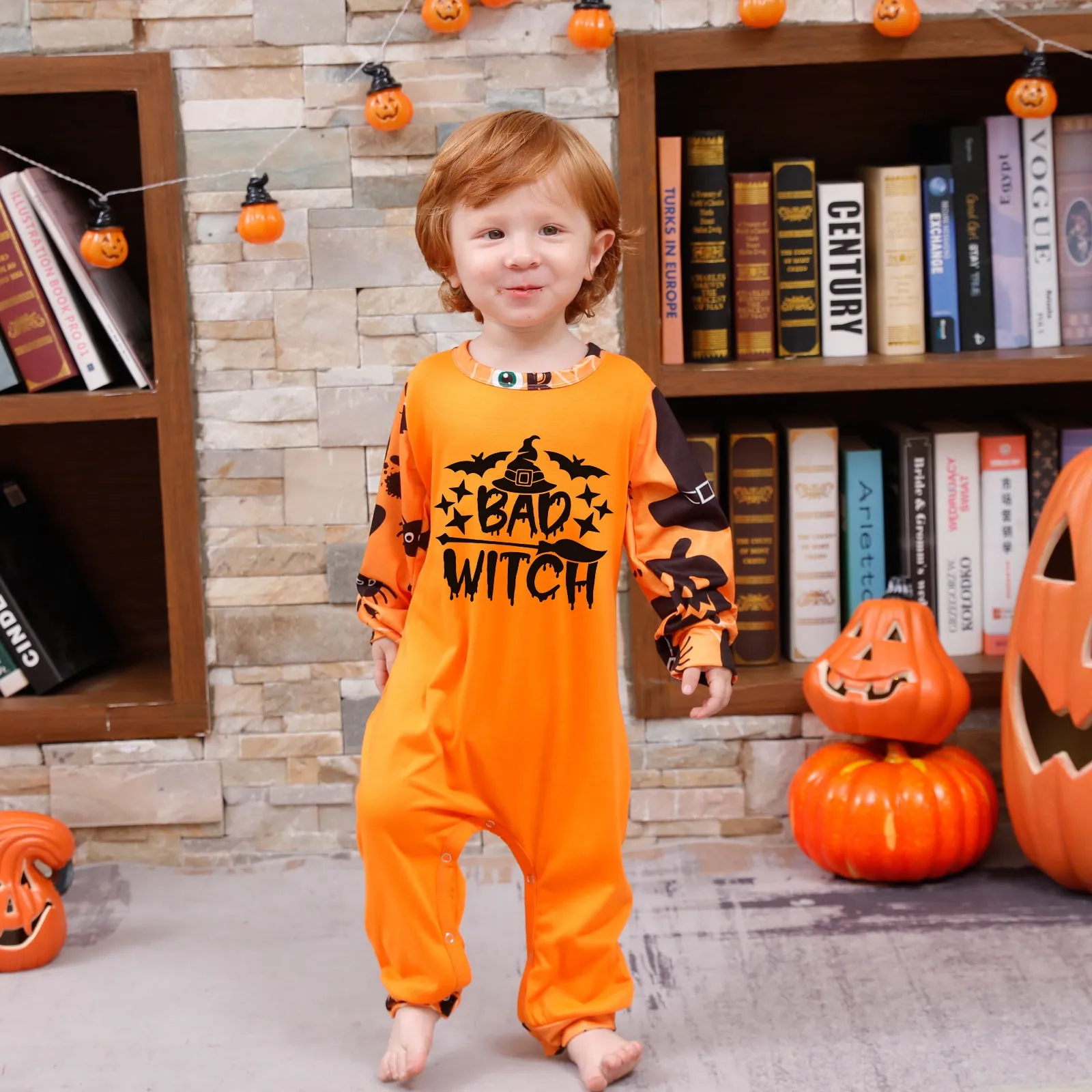 Halloween Family Long Sleeve Pajamas Set