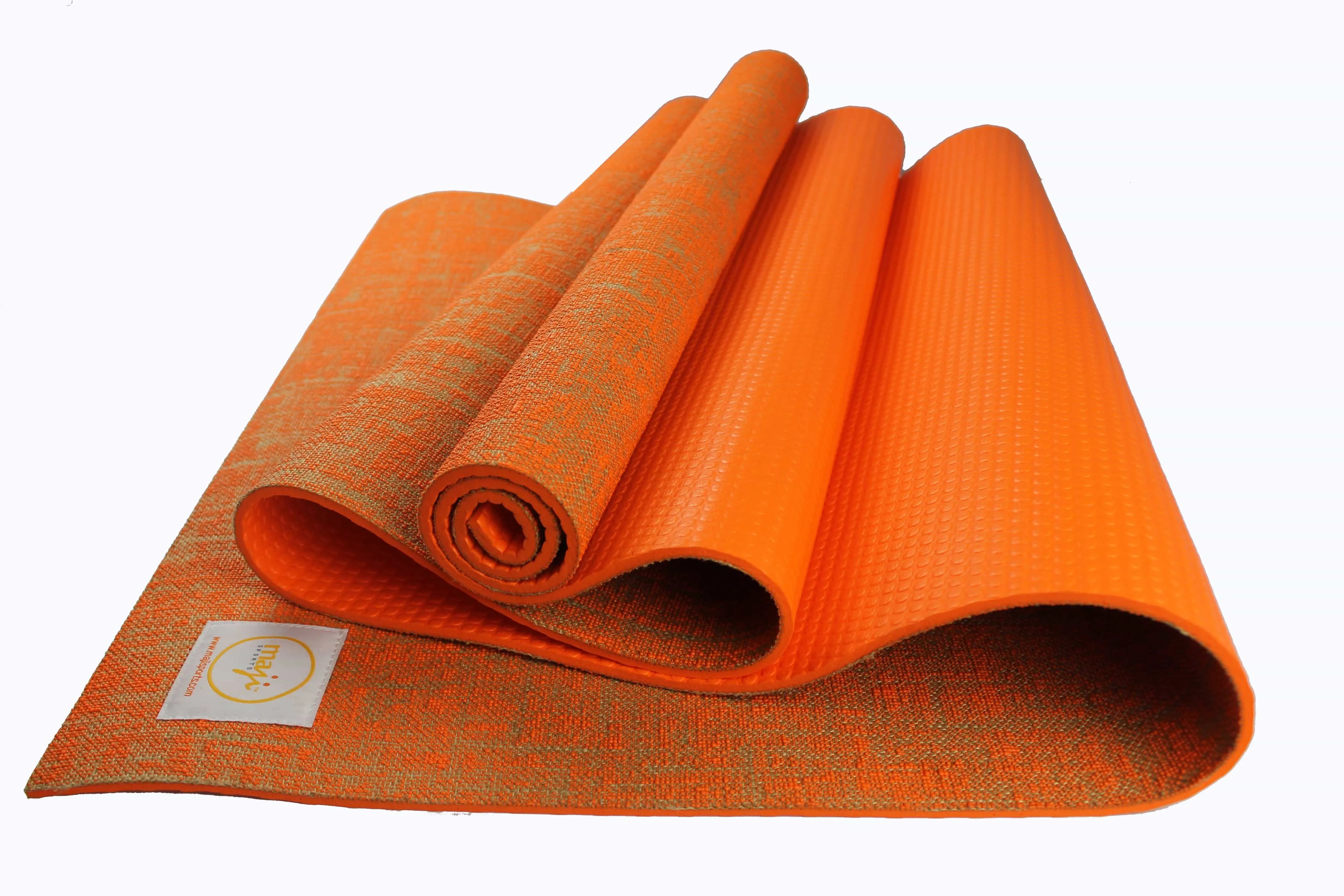 Jute Premium ECO Fitness, pilates, Yoga Mat   Muscle Recovery & 3 Pack Resistance Band Bundle