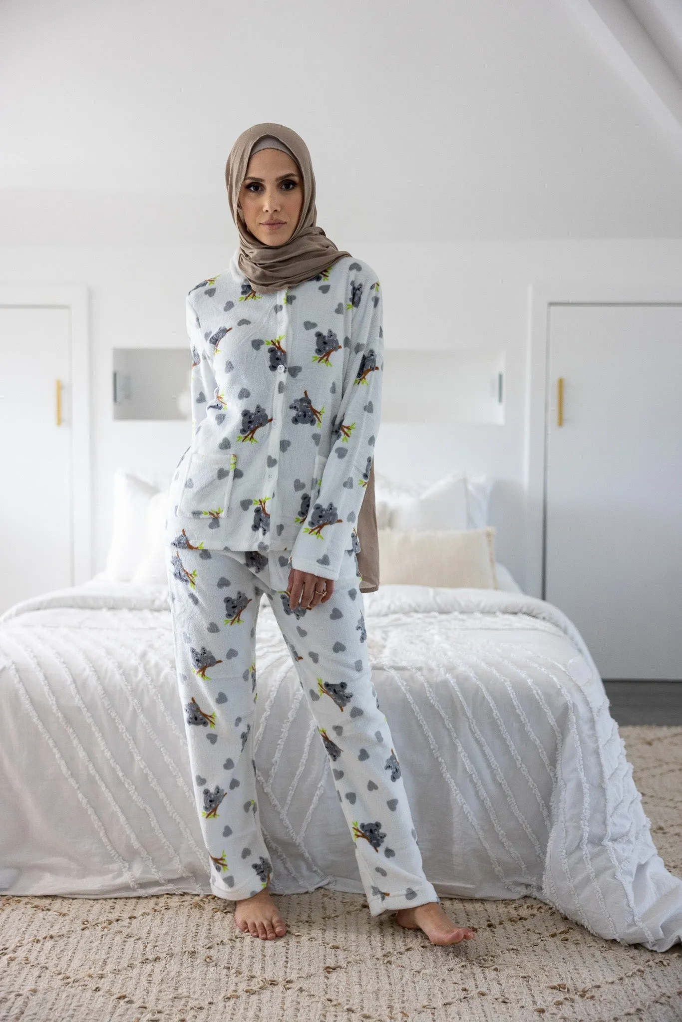 Koala Button PJ Set