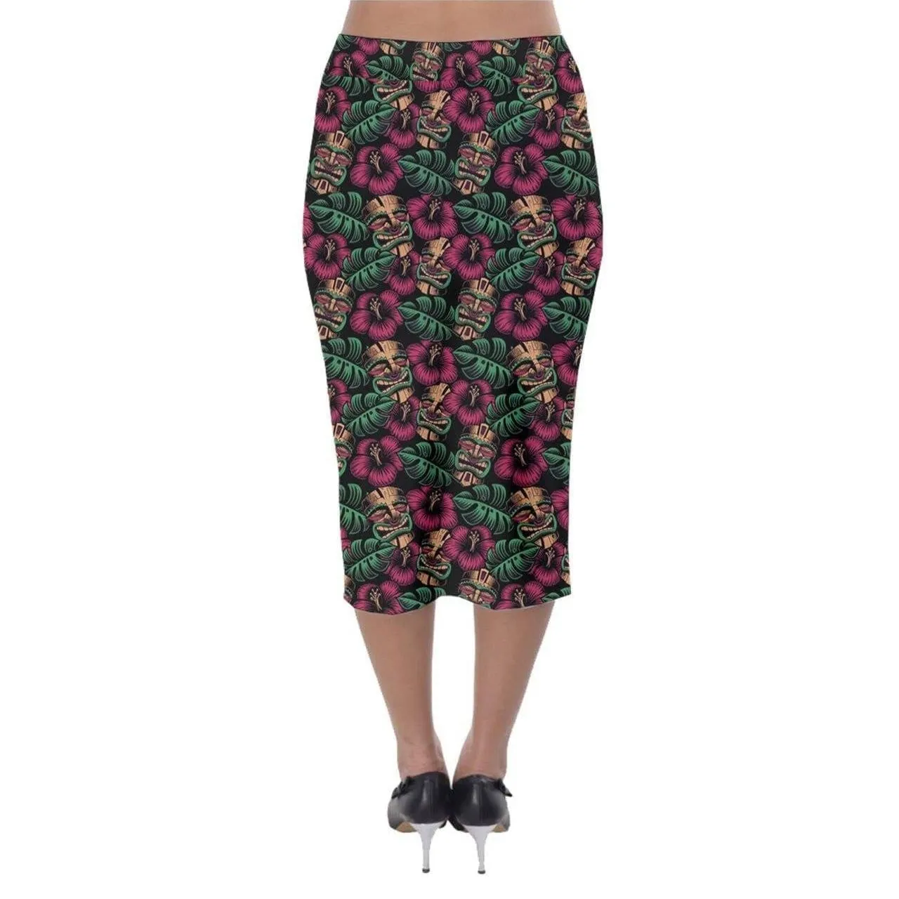 LEILANI TIKI Stretch Wiggle Skirt