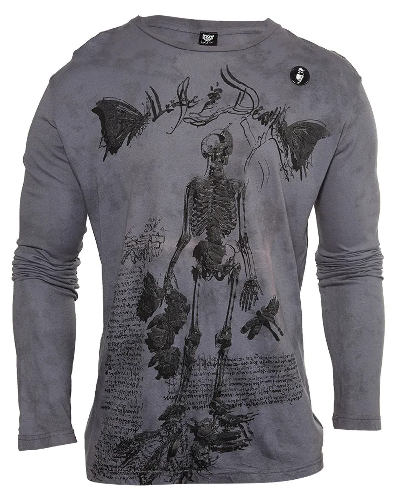 Life And Death Skeleton Mens Style : Mlcn123