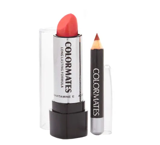 Lipstick & Lipliner Set - Coral Splash