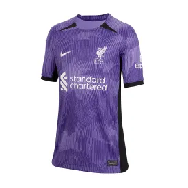 LIVERPOOL FC 2023/24 STADIUM THIRD BIG KIDS' NIKE DRI-FIT FOOTBALL JERSEY PURPLE