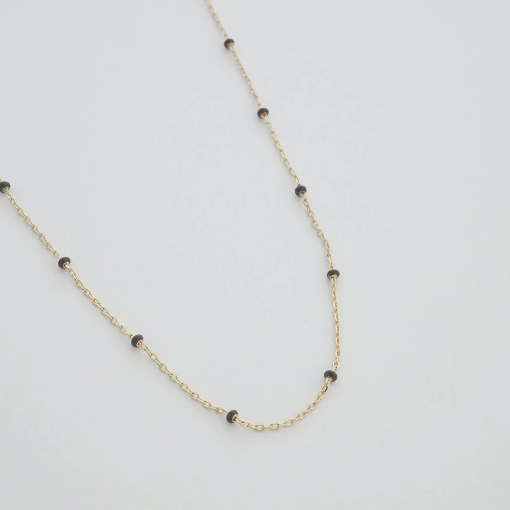 Mary Beaded Chain Necklace