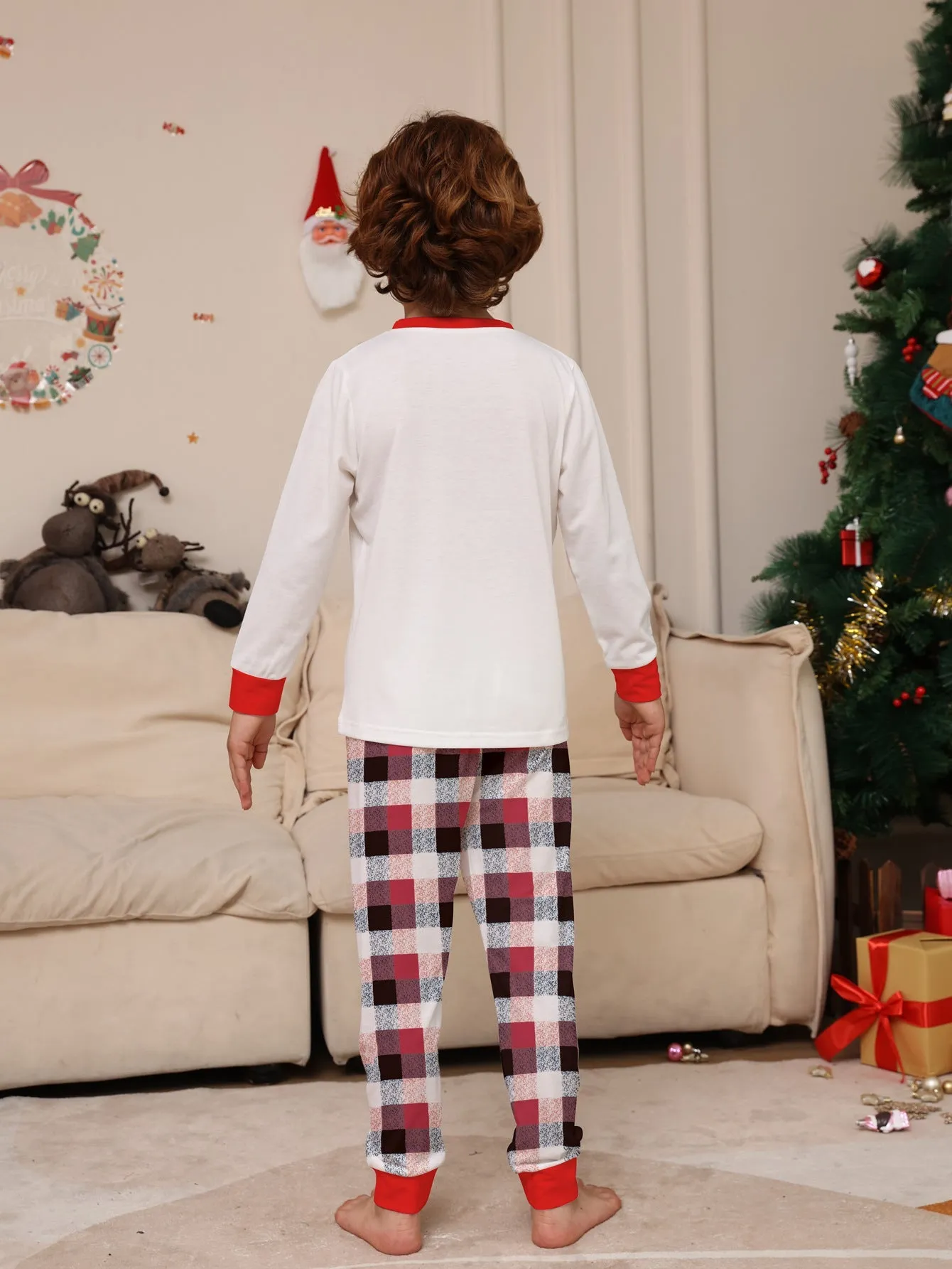 Merry Christmas Printed Family Matching Christmas Pajamas Sets