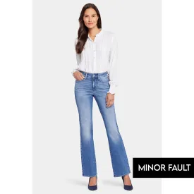 (Minor Fault) High Rise Mid Blue Flare Jeans