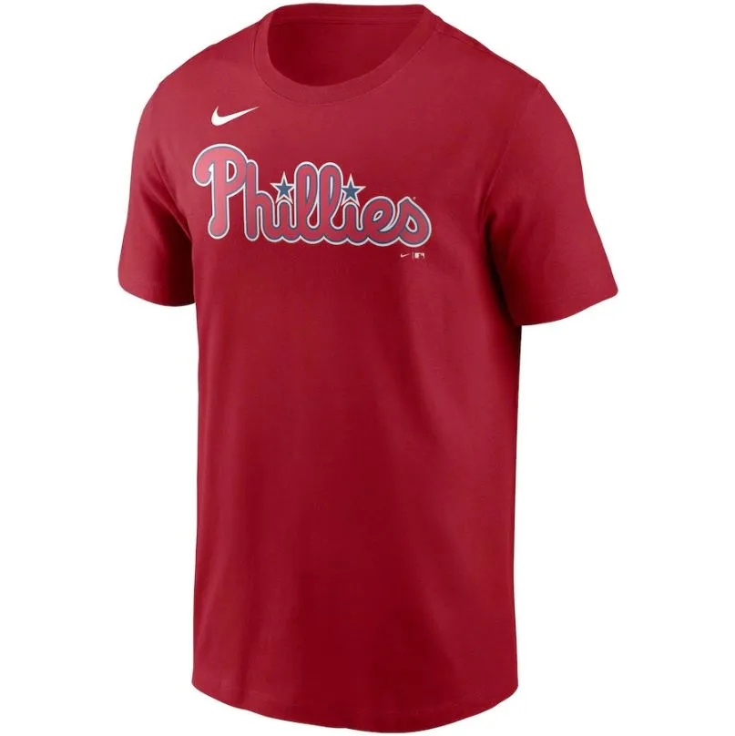 MLB Bryce Harper Philadelphia Phillies Nike Name & Number Tee - Red