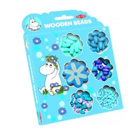 Moomin Wooden Bead Kit - Blue