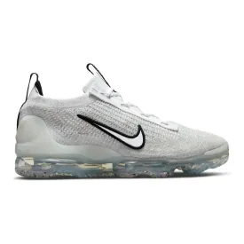 Nike Men's Air VaporMax 2021 FK Shoes - White / Black / Metallic Silver