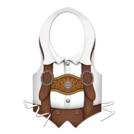 Oktoberfest Vest Plastic Each