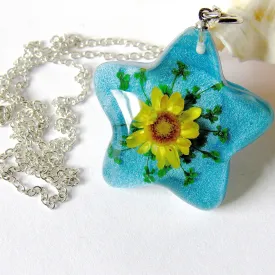 (On Sale!) Summer Sunshine Real Flower Necklaces