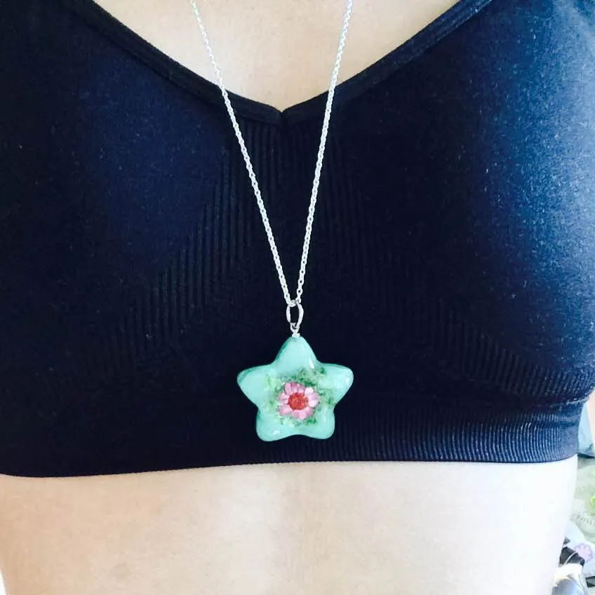 (On Sale!) Summer Sunshine Real Flower Necklaces