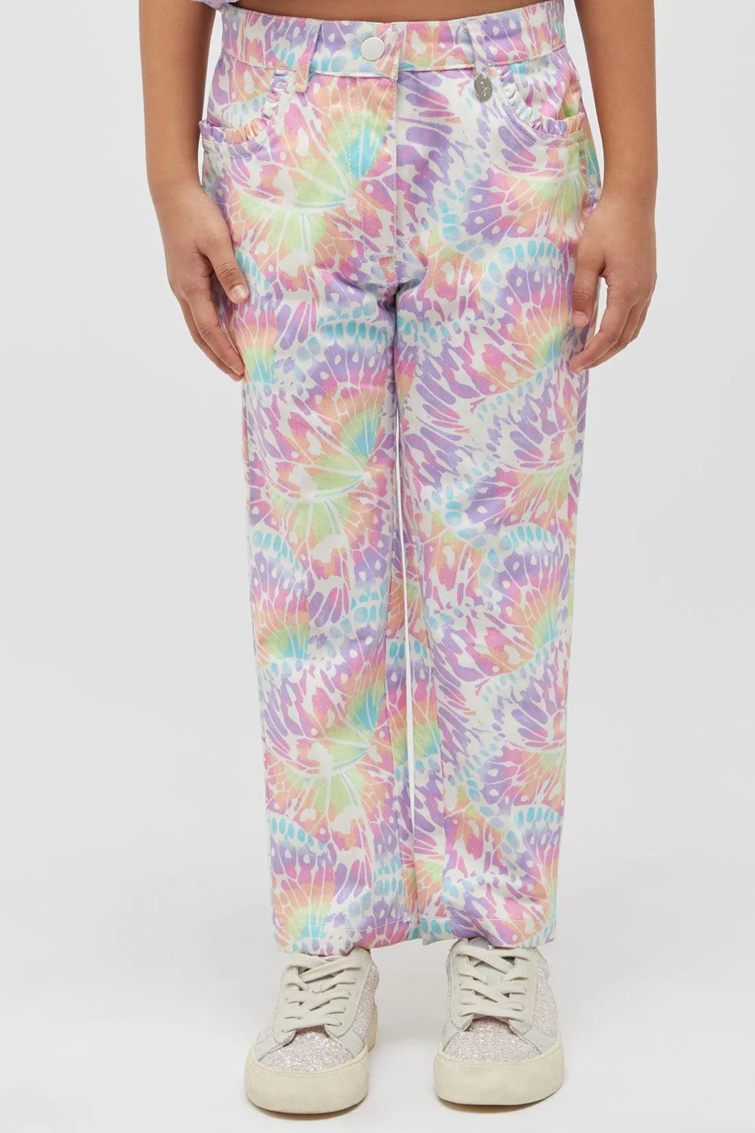 One Friday Multi Colored Trouser