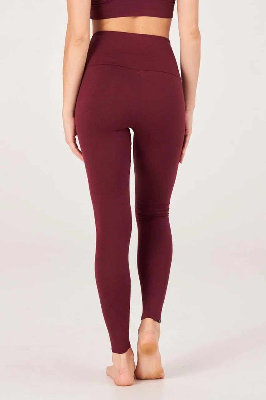 Onzie Luxe Legging - Red Wine