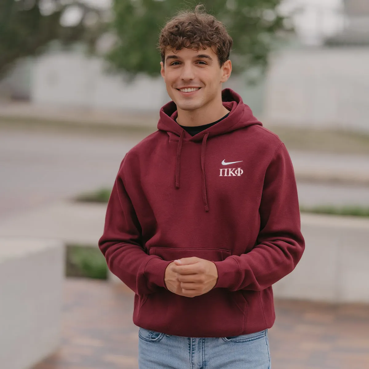 Pi Kapp Nike Embroidered Hoodie