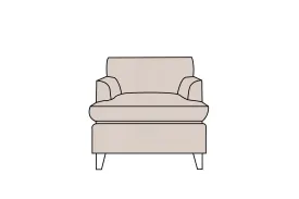 Positano | Armchair Extra Loose Cover | Miami Oatmeal