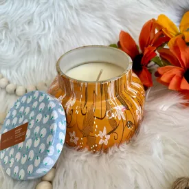 Pumpkin Dulce Patterned 19oz Candle